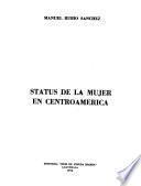 Status de la mujer en Centroamérica