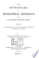 “The” Dictionary of Biographical Reference