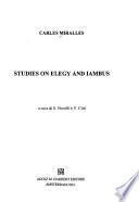 Studies on elegy and iambus