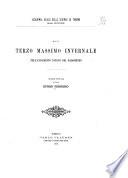 Sul terzo massimo invernale nell'andamento diurno del barometro. Memoria del dottor Efisio Ferrero