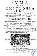 Suma De La Theologia Moral