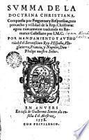 Summa de la doctrina christiana