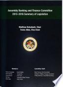 Summary of Legislation