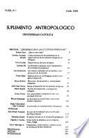 Suplemento antropológico