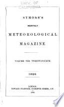 Symons's Monthly Meteorological Magazine