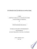 Synthesis for Nanometer Technologies