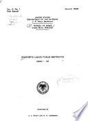 Synthetic Liquid Fuels Abstracts