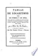 Tablas de logaritmos