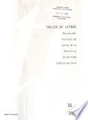 Taller de letras