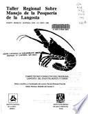 Taller regional sobre manejo de la pesquería de la langosta