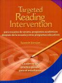 Targeted Reading Intervention: Student Guided Practice Book Nivel 3 (Level 3) (Spanish Version)