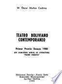 Teatro boliviano contemporáneo