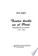 Teatro hecho en el Perú