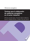 Técnicas para la elaboración de auditorías energéticas en el sector industrial (Serie eficiencia energética)