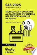 Técnico/a en Cuidados Auxiliares de Enfermería del Servicio Andaluz de Salud. Temario Específico.Volumen 2. SAS