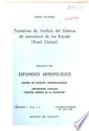 Tentativas de análisis del sistema de parentesco de los kayabí (Brasil central)