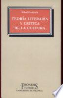 Teoría literaria y crítica de la cultura