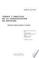 Teoría y práctica de la construcción de edificios