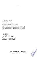 Tercer Encuentro Departamental Mujer, Participación Social y Política