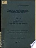 Tesis Doctor En Ciencias Veterinarias