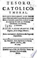 Tesoro catolico y moral