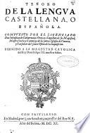 Tesoro de la lengua castellana, o española