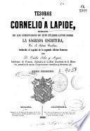 Tesoros de Cornelio á Lápide
