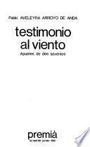 Testimonio al viento