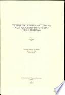 Testos en Llingua Asturiana N'el Progreso de Asturias de la Habana