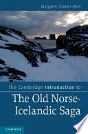 The Cambridge Introduction to the Old Norse-Icelandic Saga
