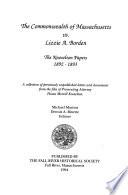 The Commonwealth of Massachusetts Vs. Lizzie A. Borden