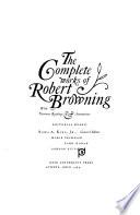 The Complete Works of Robert Browning: Pauline and Paracelsus