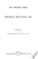 The Complete Works of Thomas Manton, D.D.