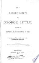 The Descendants of George Little