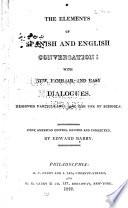 The Elements of Spanish and English Conversation
