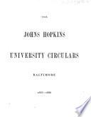 The Johns Hopkins University circular