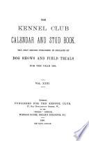 The Kennel Club Calendar and Stud Book