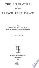 The Literature of the French Renaissance