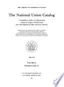 The National union catalog, 1968-1972
