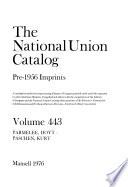 The National Union Catalog, Pre-1956 Imprints