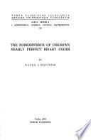 The Nonexistence of Unknown Perfect Binary Codes
