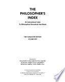 The Philosopher's Index