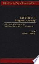 The Politics of Religious Apostasy