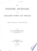 The Stanford Dictionary of Anglicised Words and Phrases