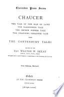 The tale of the man of lawe, The pardoneres tale, The second nonnes tale, The chanouns yemannes tale, ed. by W.W. Skeat