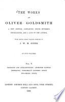 The Works of Oliver Goldsmith