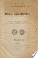 Titulos y nombres proprios en las monedas Arabigo-Espanolas