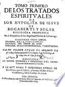 Tomo primero de los Tratados Espirituales