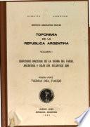 Toponimia de la República Argentina