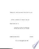 Trabajos de investigación presentados en las ... Jornadas de Finanzas Públicas